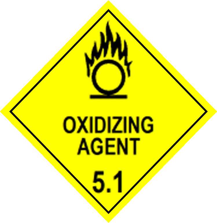 Transporting Class 5 Dangerous Goods - oxidizing agent